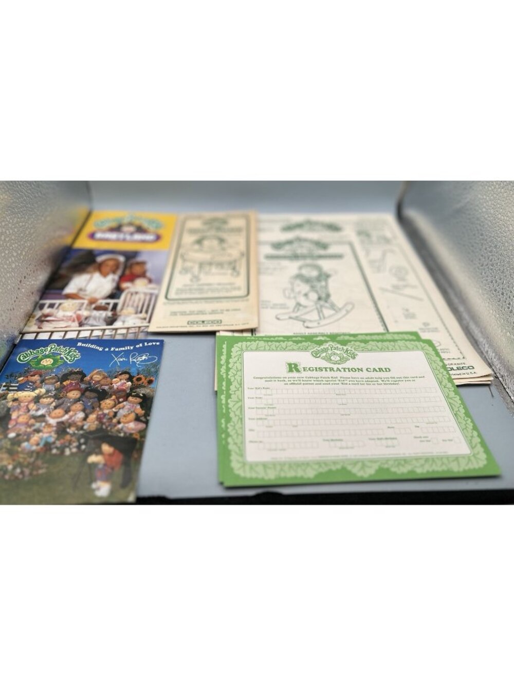 Cabbage Patch Kids Doll Instructions Brochure Registration Cards